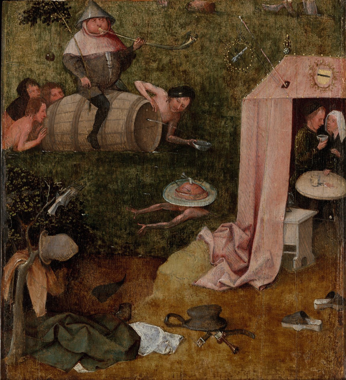Alegorie nestřídmosti od Hieronymus Bosch