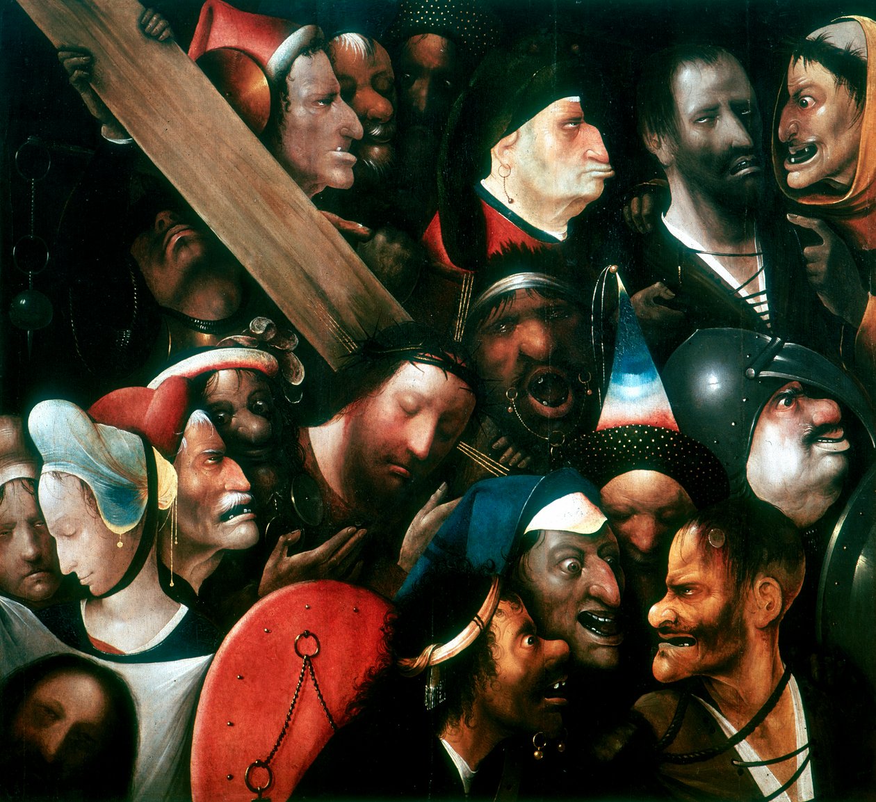 Nesení kříže, c1480-1516 od Hieronymus Bosch