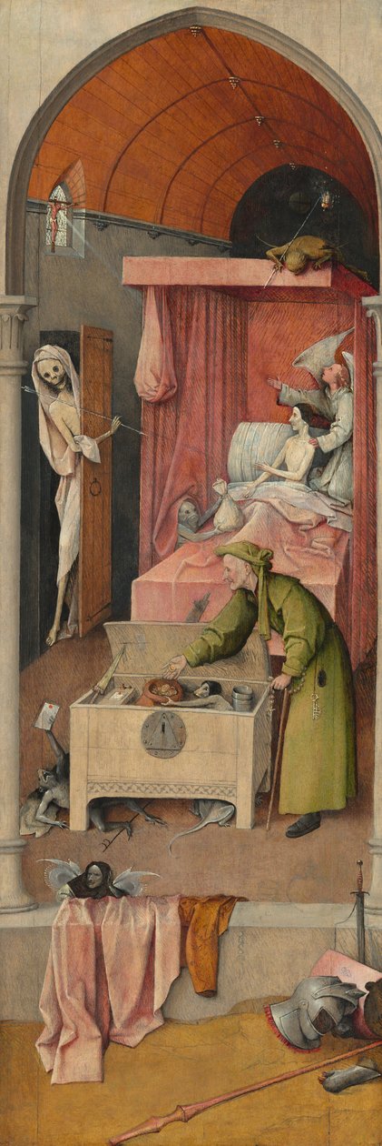 Smrt a lakomec, c. 14851490. od Hieronymus Bosch