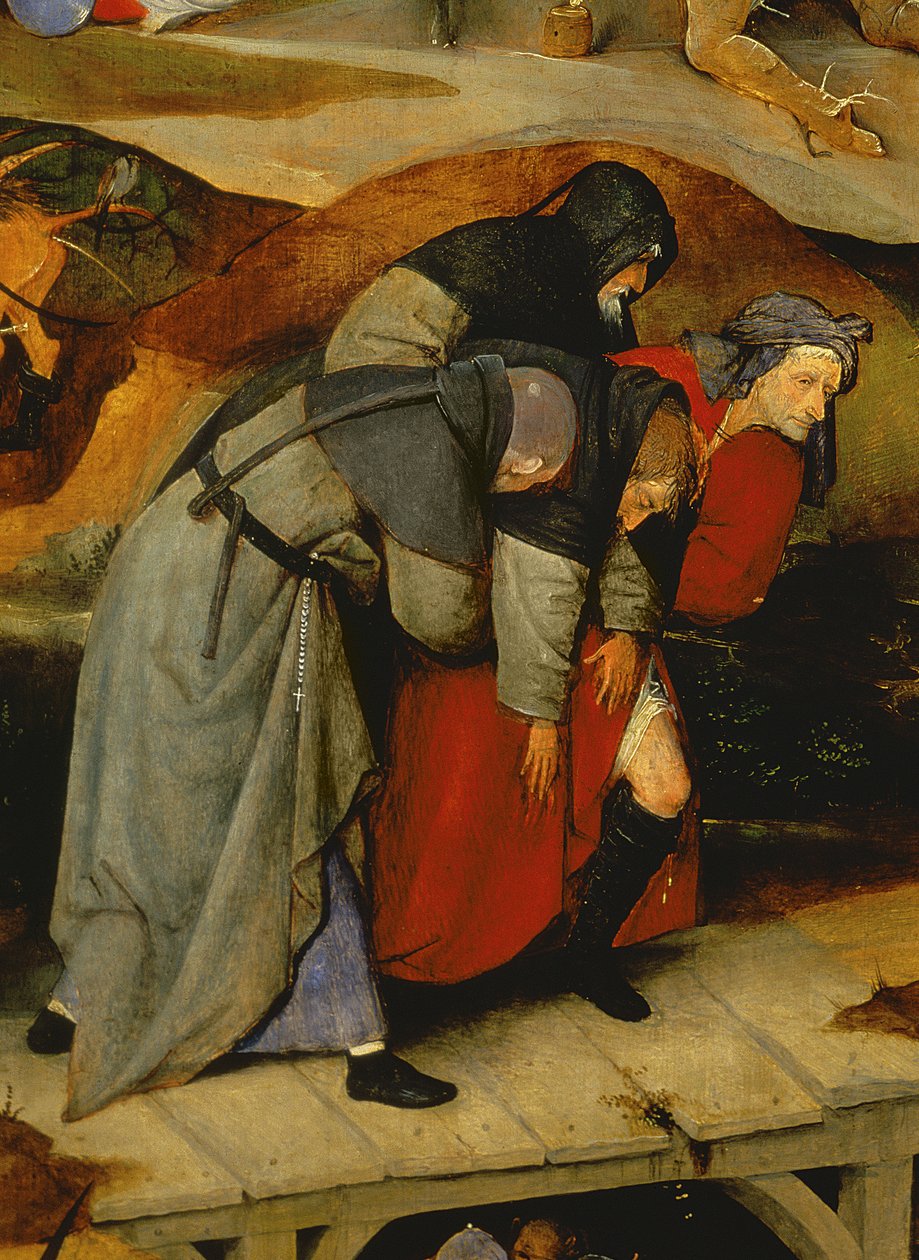 Detail z Pokušení svatého Antonína, kolem roku 1500 od Hieronymus Bosch