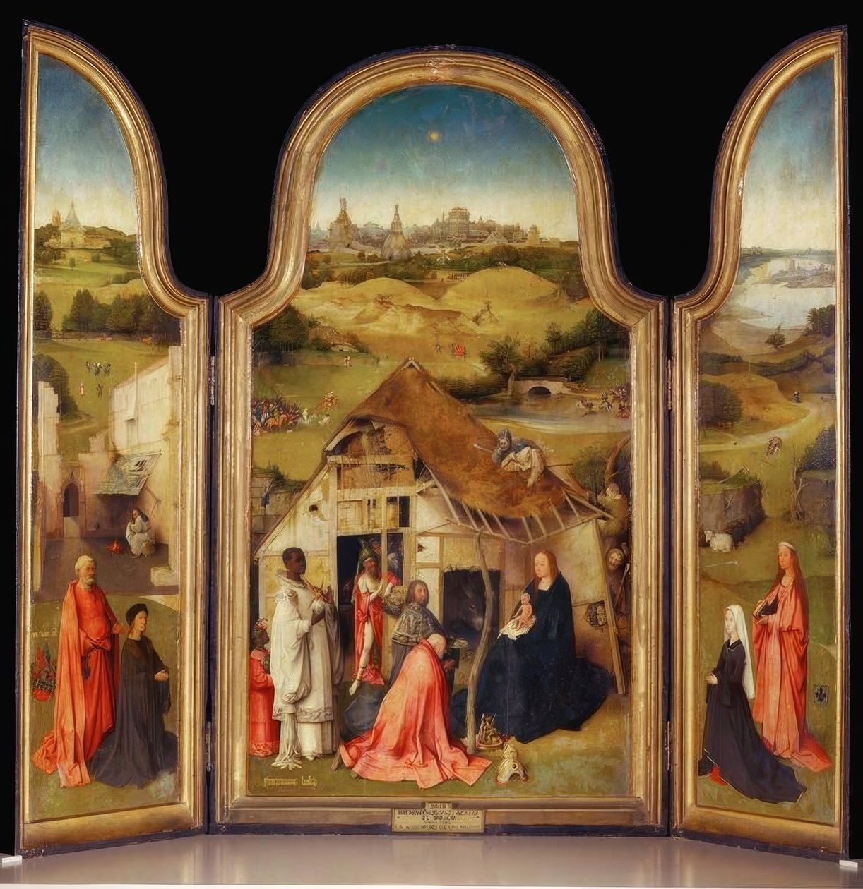 Klanění tří králů od Hieronymus Bosch