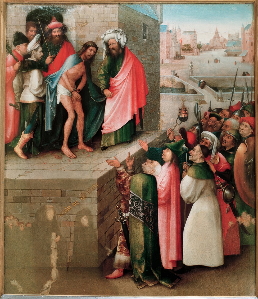Představení Krista lidem od Hieronymus Bosch