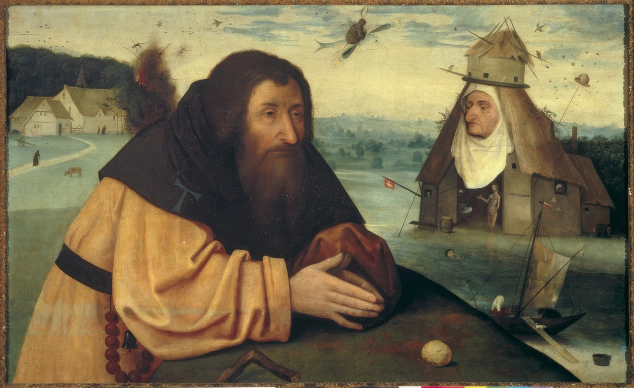 Pokušení svatého Antonína od Hieronymus Bosch