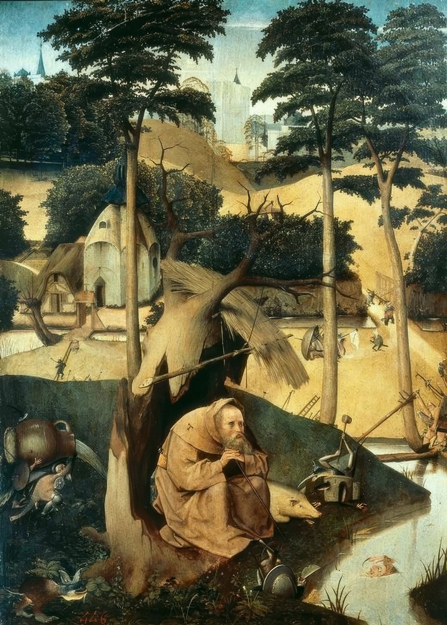 Pokušení svatého Antonína od Hieronymus Bosch