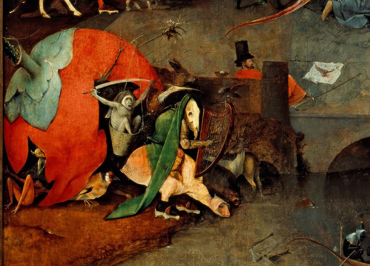 Pokušení svatého Antonína od Hieronymus Bosch