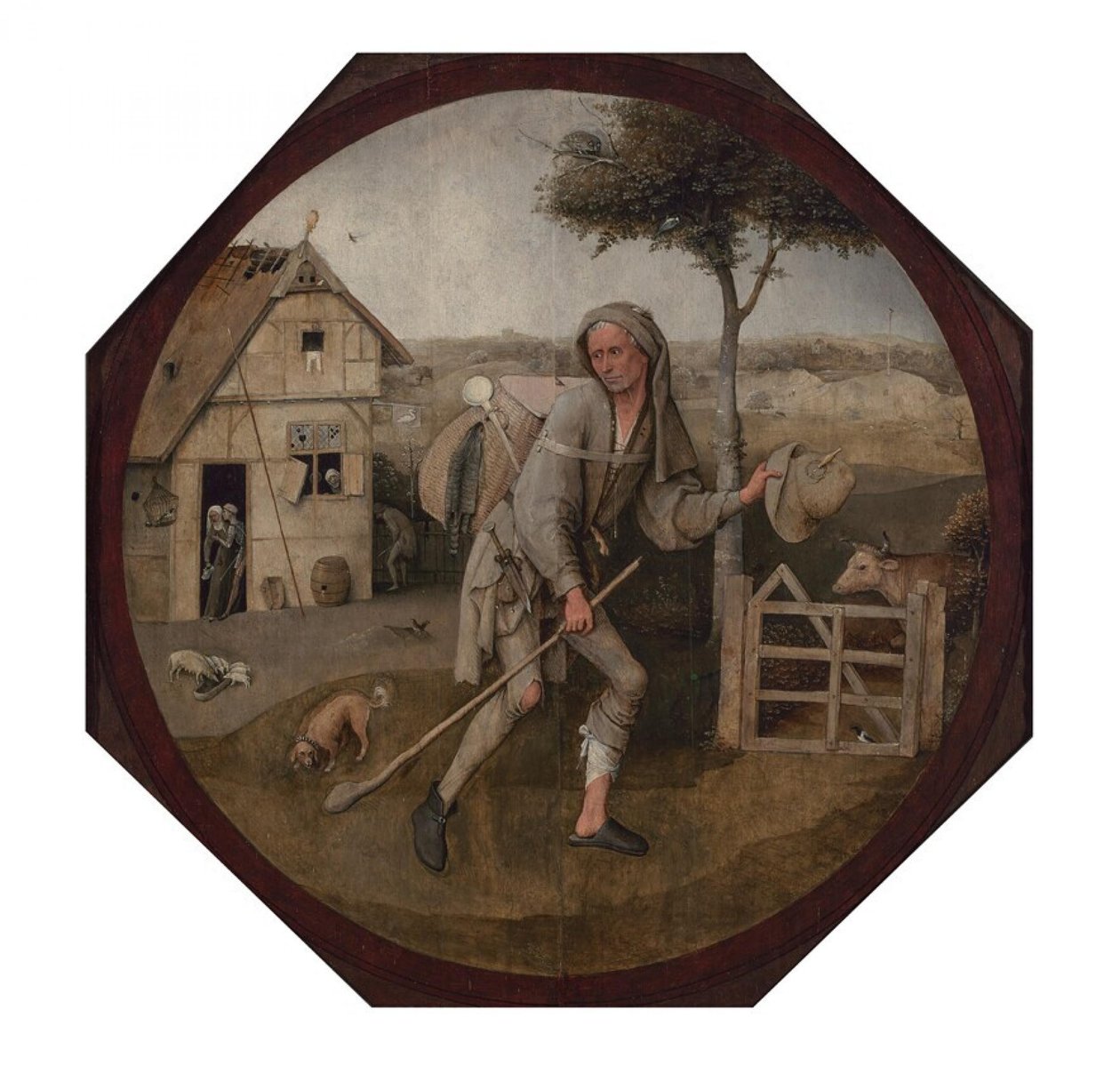 Holandsky: The Wayfarer The Wayfarer od Hieronymus Bosch