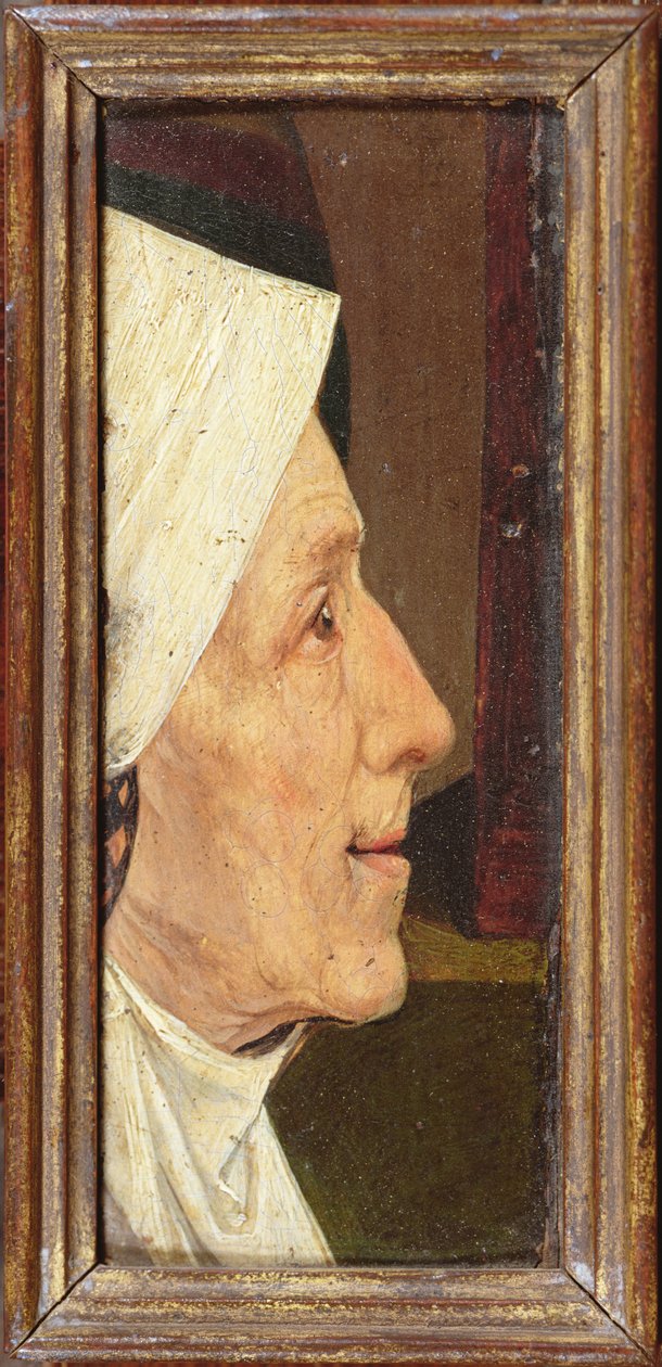Hlava staré ženy od Hieronymus Bosch