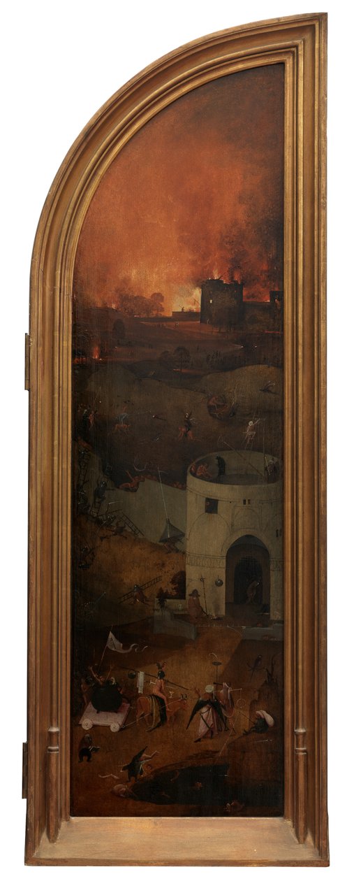 Pravý panel Posledního soudu (olej na panelu) od Hieronymus Bosch