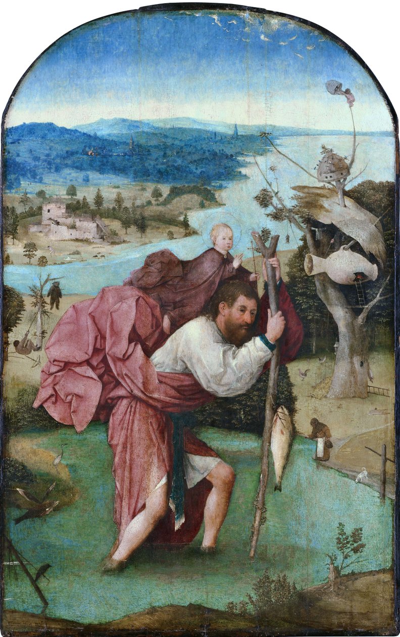 Svatý Kryštof od Hieronymus Bosch