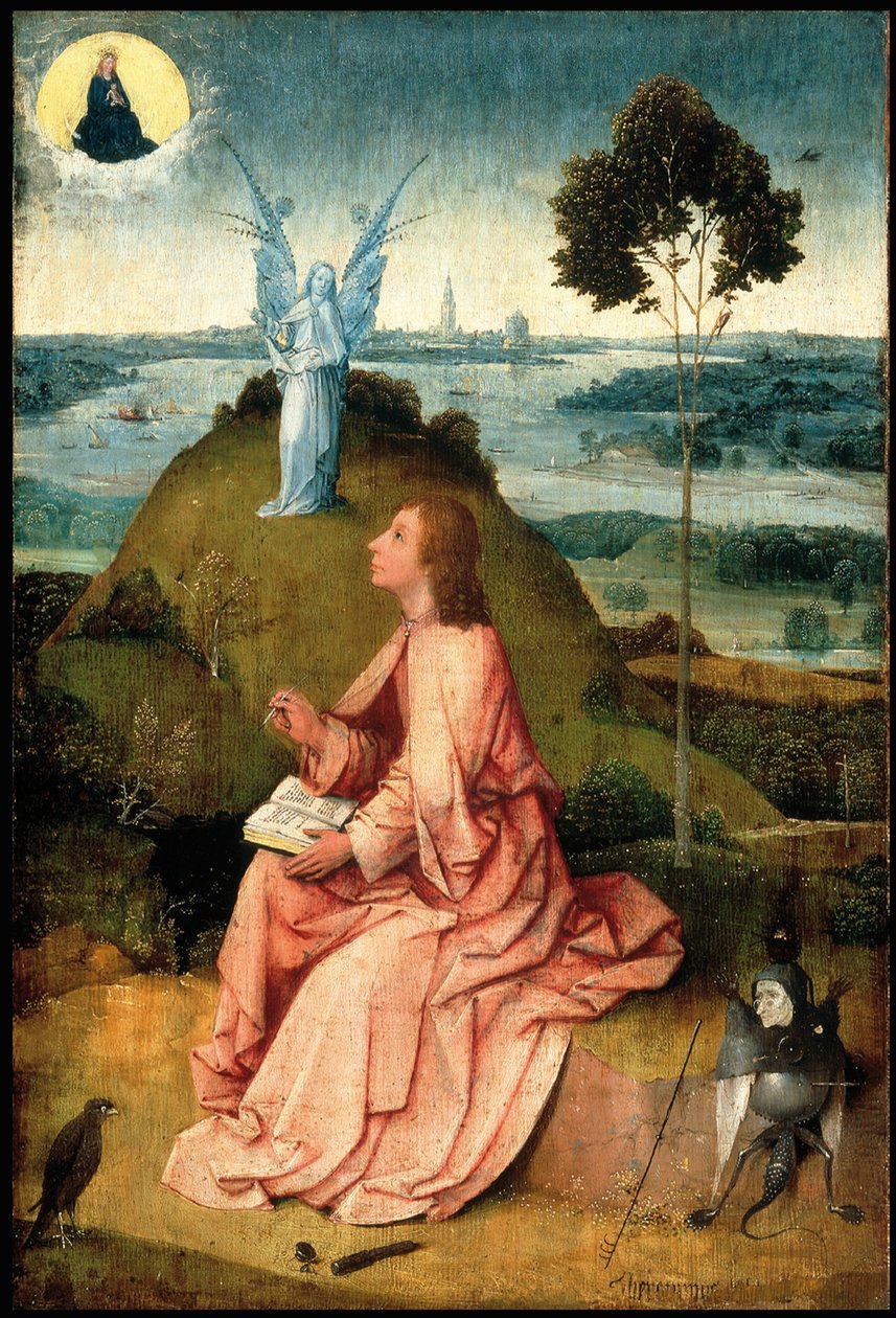 Svatý Jan Evangelista na Patmosu, c. 1505 od Hieronymus Bosch