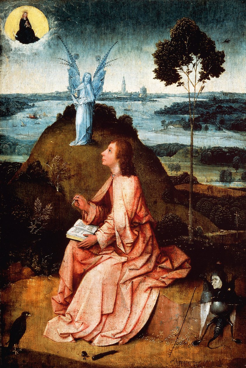 Svatý Jan na Patmosu od Hieronymus Bosch