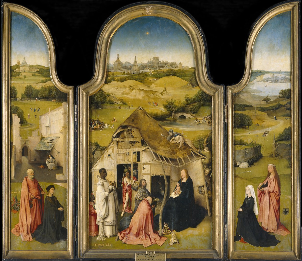 Klanění králů, c. 1495 od Hieronymus Bosch