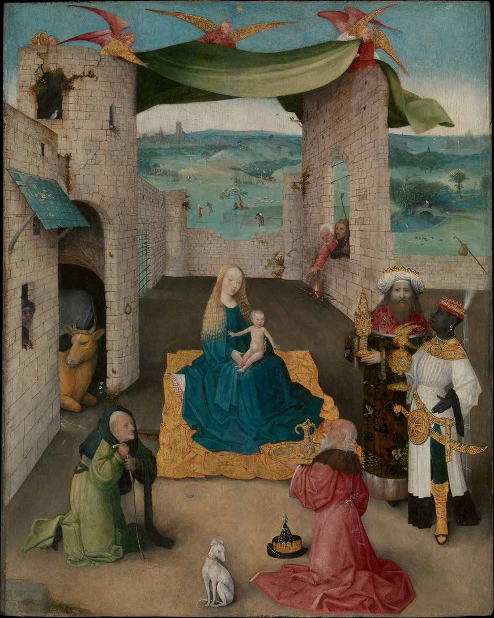 Klanění tří králů od Hieronymus Bosch
