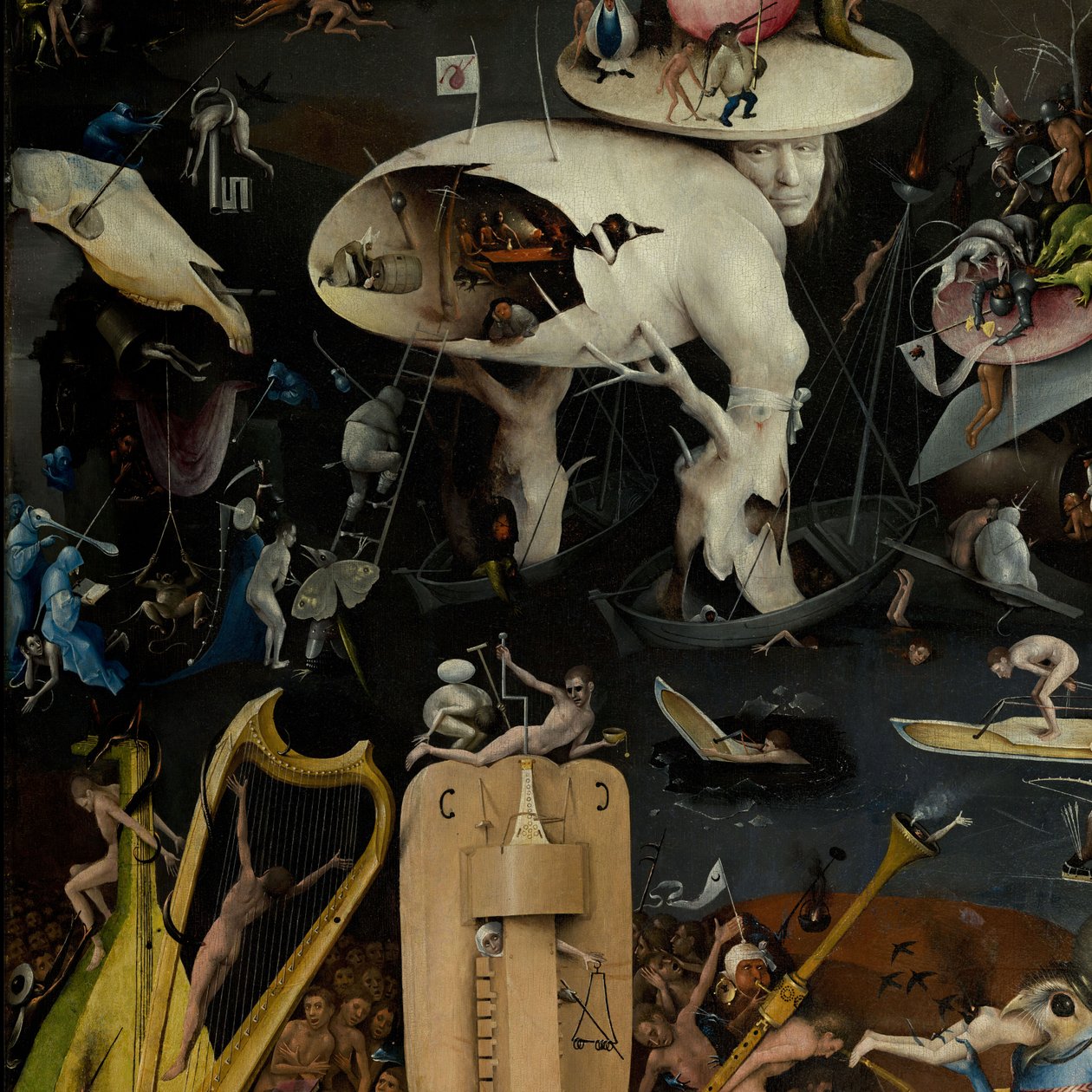 Zahrada pozemských rozkoší, 1490-1500 od Hieronymus Bosch