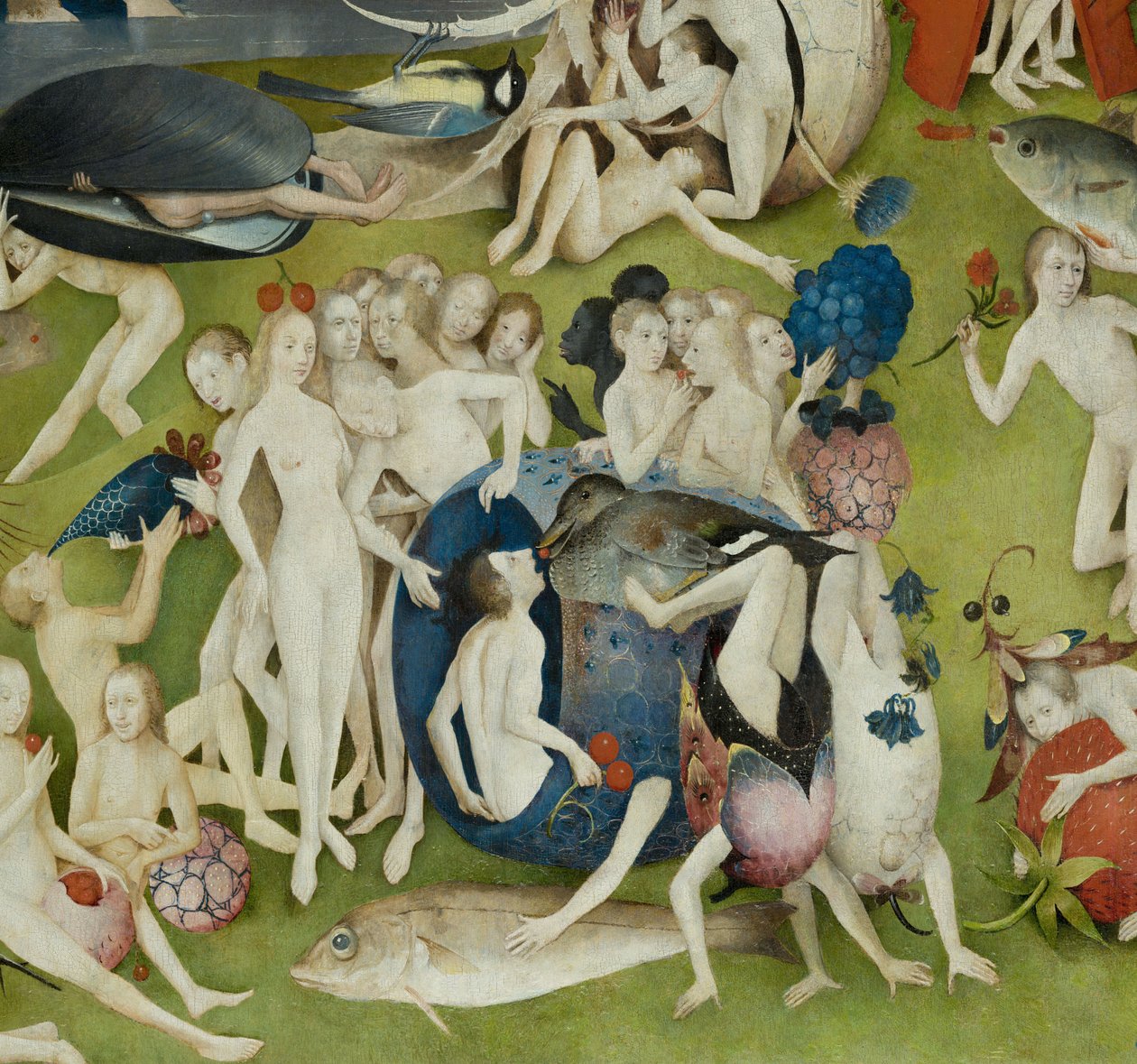 Zahrada pozemských rozkoší, 1490-1500 od Hieronymus Bosch