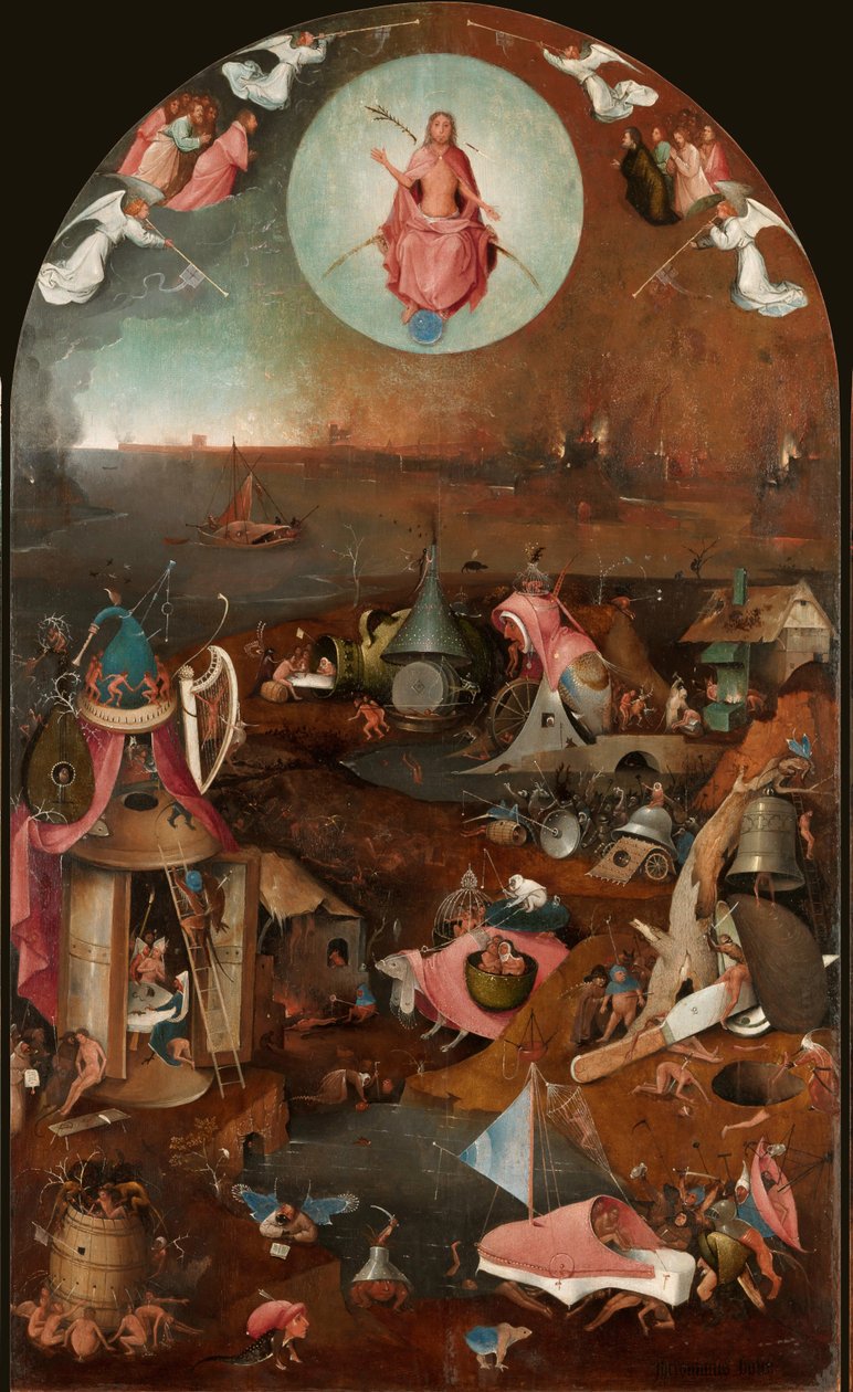 Triptych Poslední soud, centrální panel, cca 1490-1510. od Hieronymus Bosch