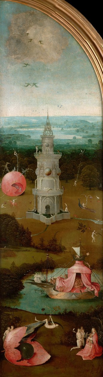 Triptych Poslední soud, levý panel, cca 1490-1510. od Hieronymus Bosch