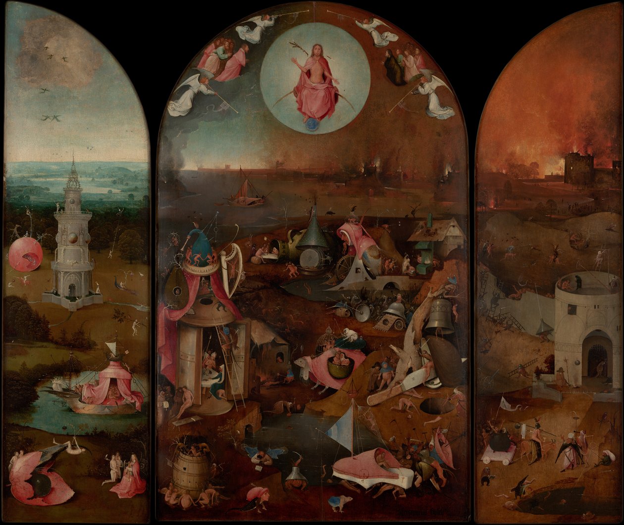 Poslední soud, asi 1486 od Hieronymus Bosch