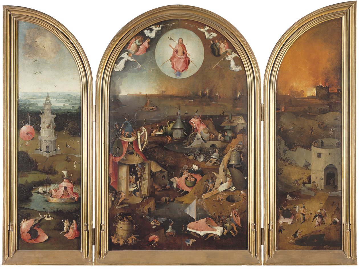 Poslední soud, asi 1490-1510 od Hieronymus Bosch