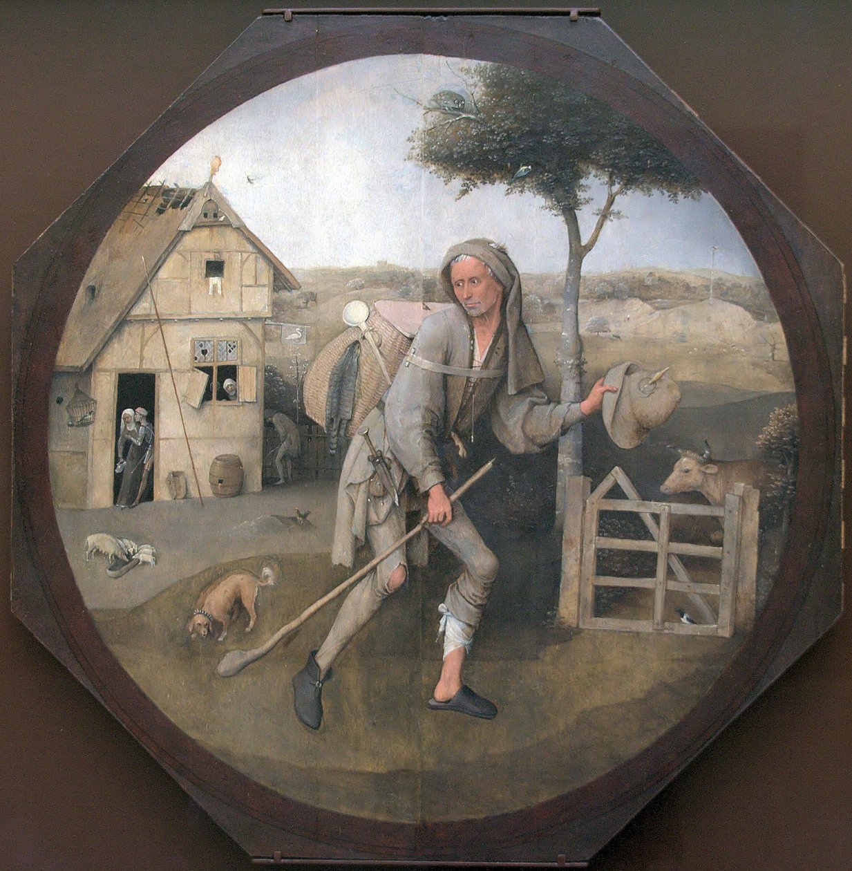 Podomní obchodník Podobenství o marnotratném synovi od Hieronymus Bosch