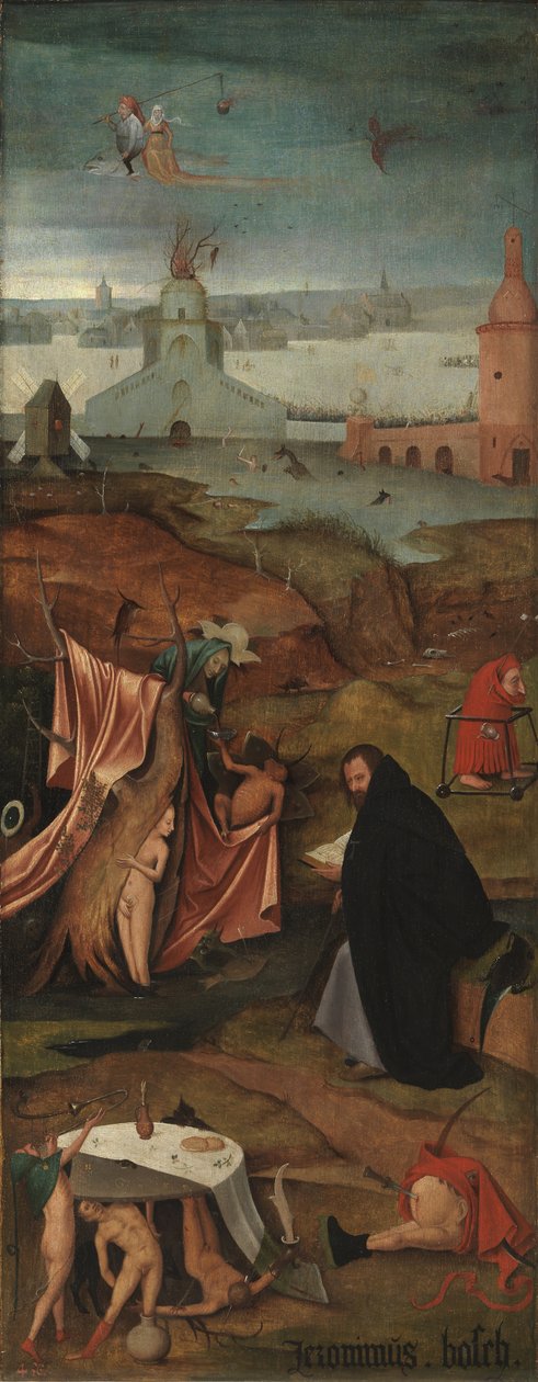 Pokušení svatého Antonína od Hieronymus Bosch