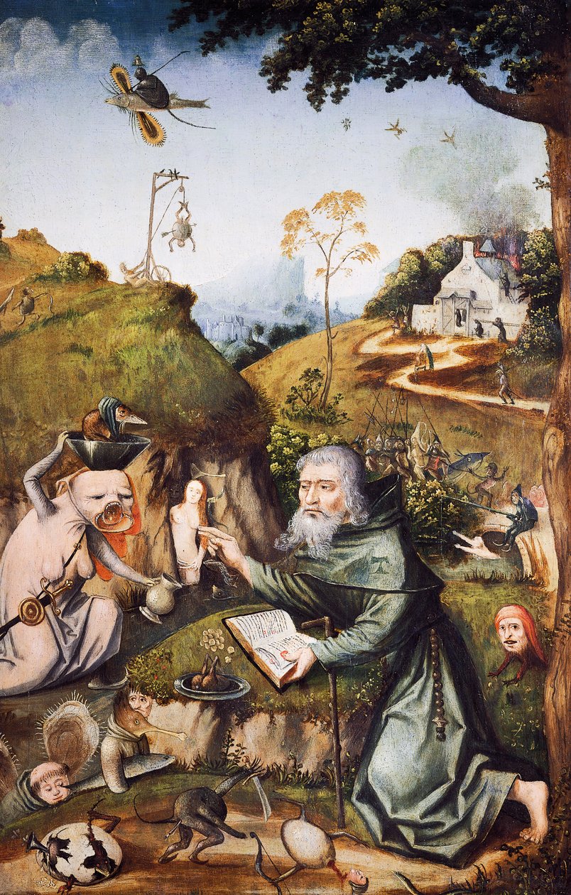Pokušení svatého Antonína, od Hieronyma Bosche (asi 1450-1516), olej na panelu. Holandsko od Hieronymus Bosch