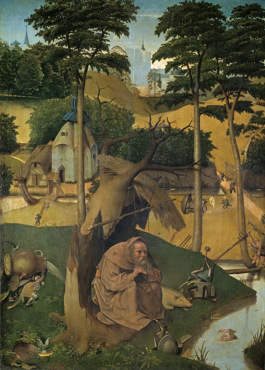 Pokušení svatého Antonína, c. 1490 od Hieronymus Bosch
