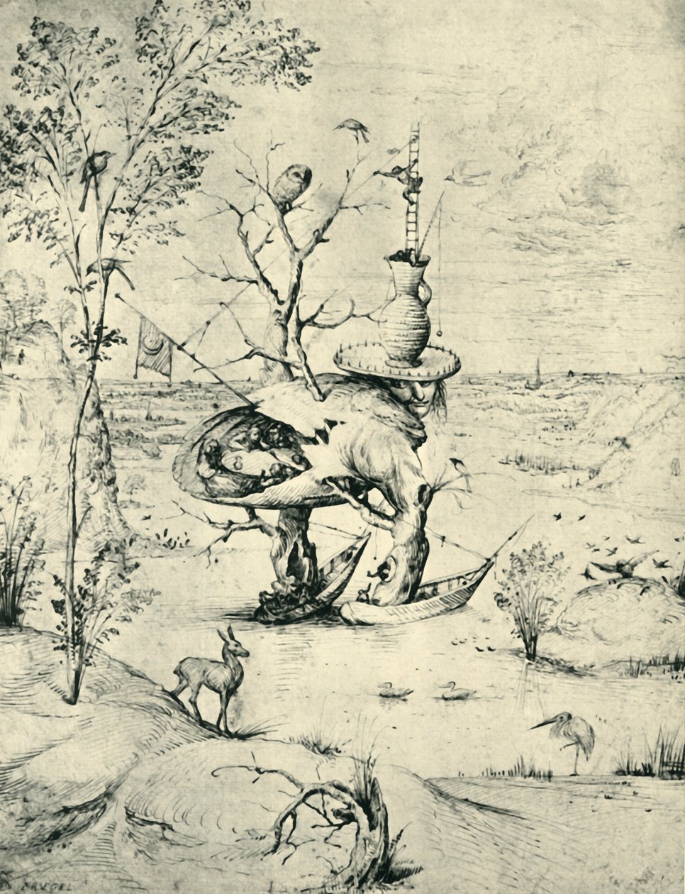 The Tree-Man, c1505, 1943. od Hieronymus Bosch
