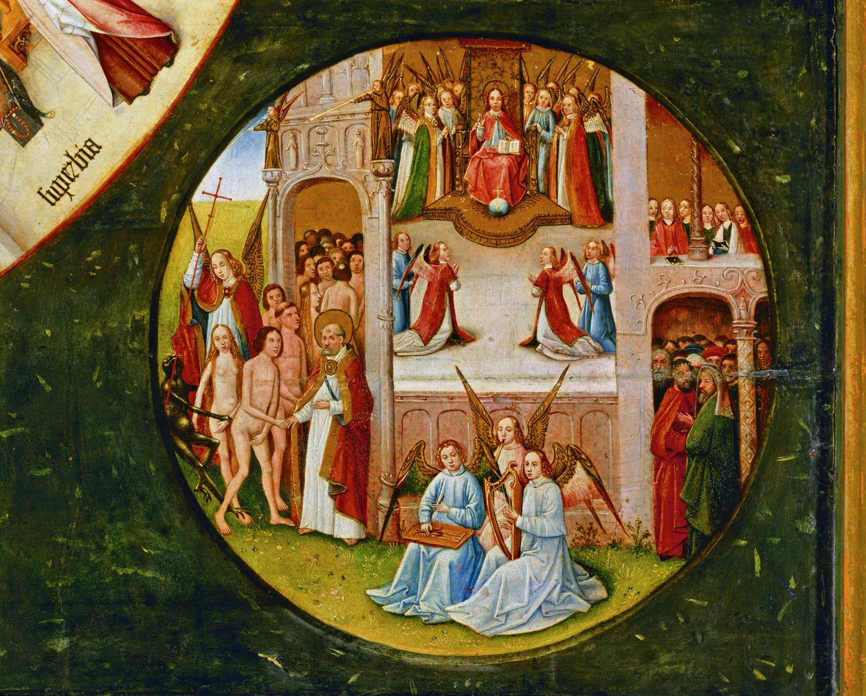 Tabulka sedmi smrtelných hříchů... od Hieronymus Bosch
