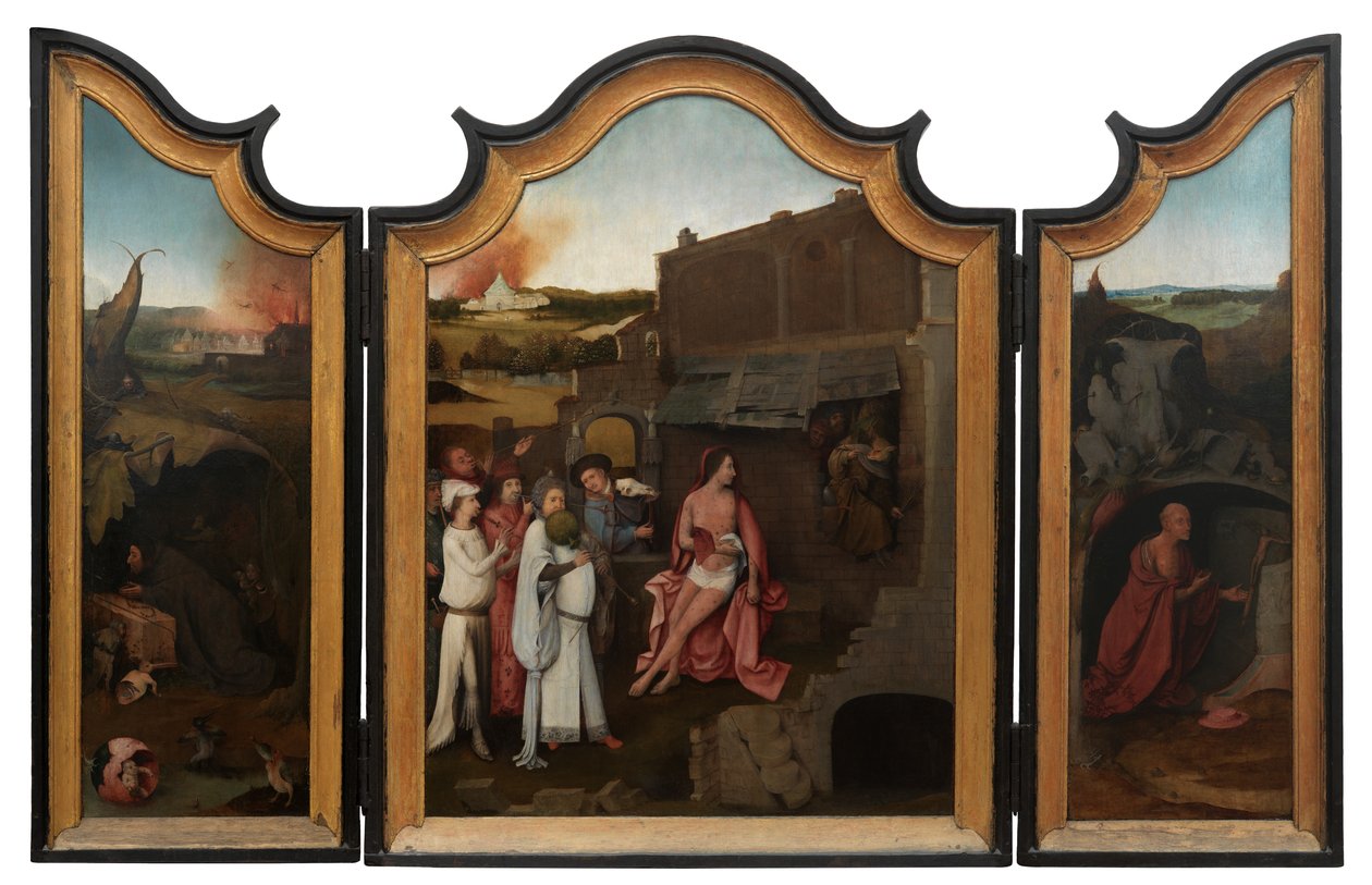 Triptych of Job, cca 1500-24 (olej na panelu) od Hieronymus Bosch