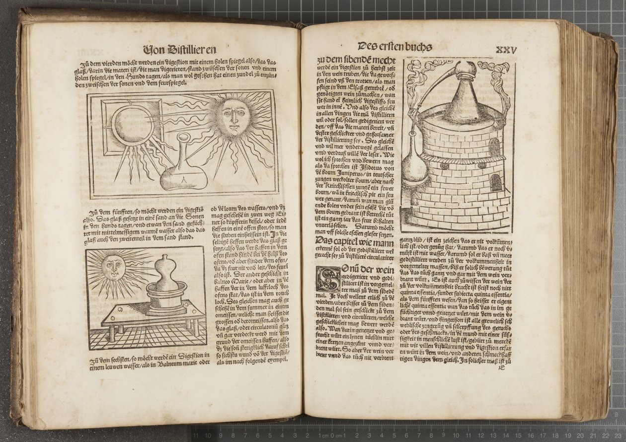 Kniha o destilaci od Hieronymus Brunschwig
