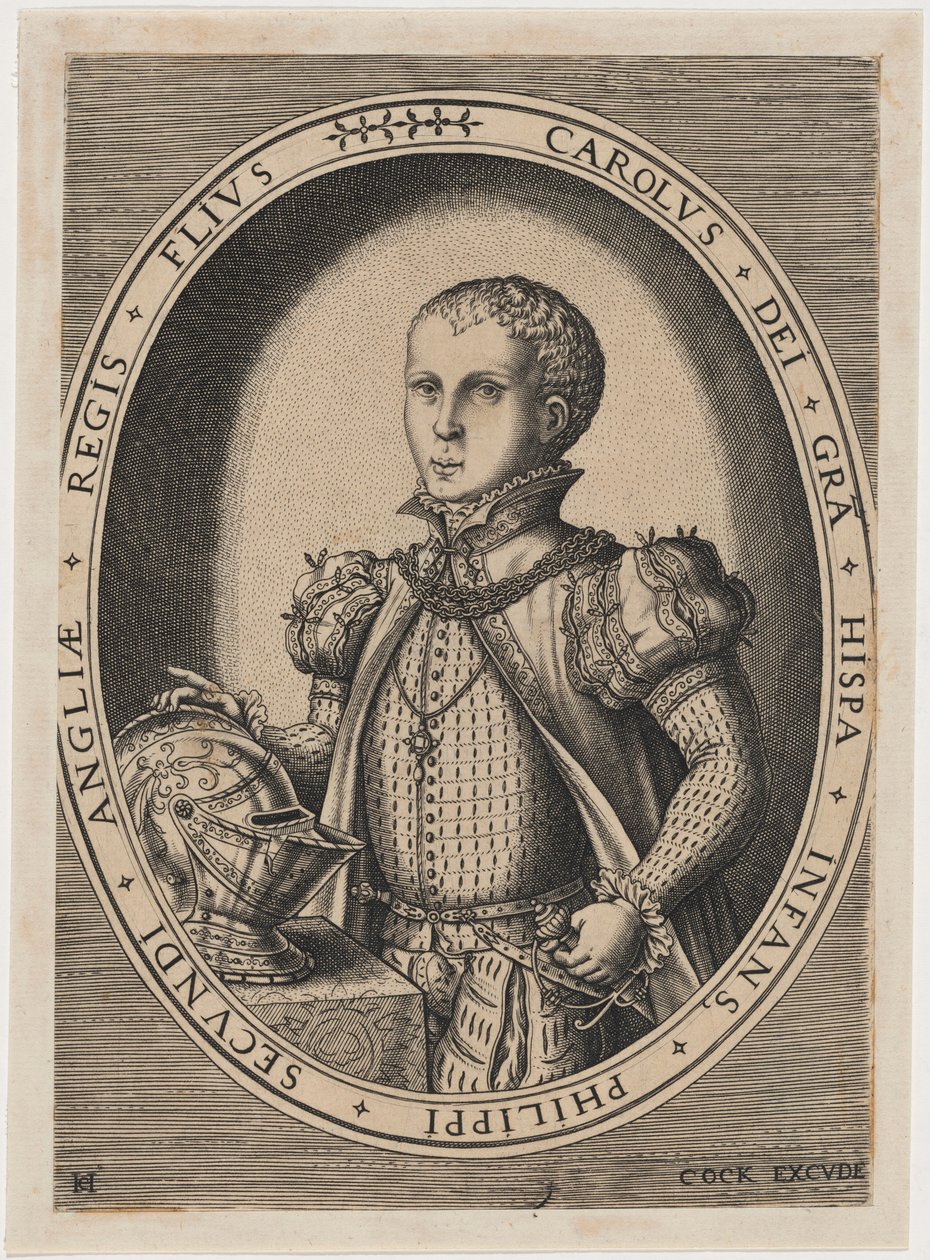 Don Carlos, princ z Asturie od Hieronymus Cock