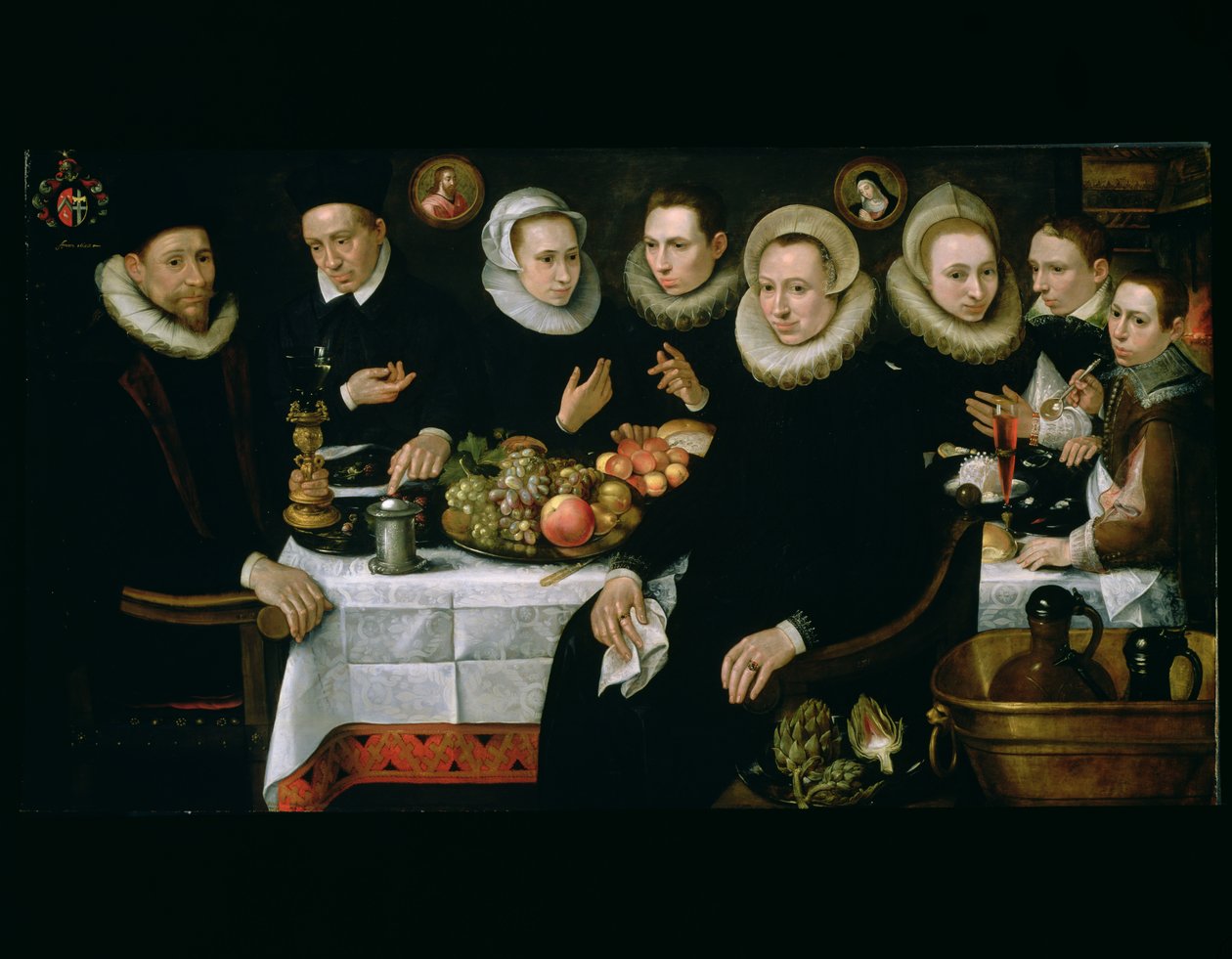 Rodina Adriena de Witte (1555-1616) 1608 od Hieronymus Francken