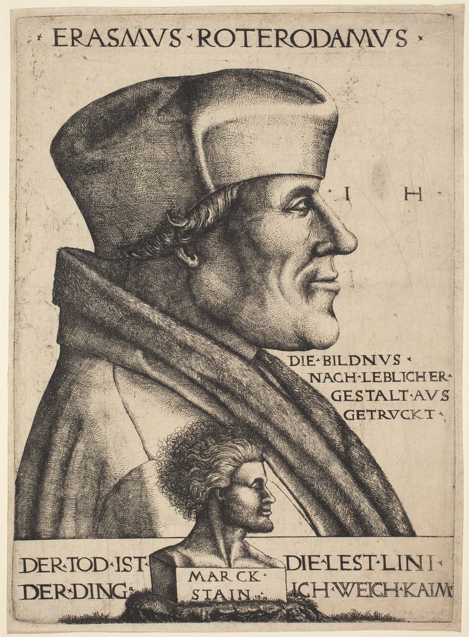 Erasmus Rotterdamský od Hieronymus Hopfer
