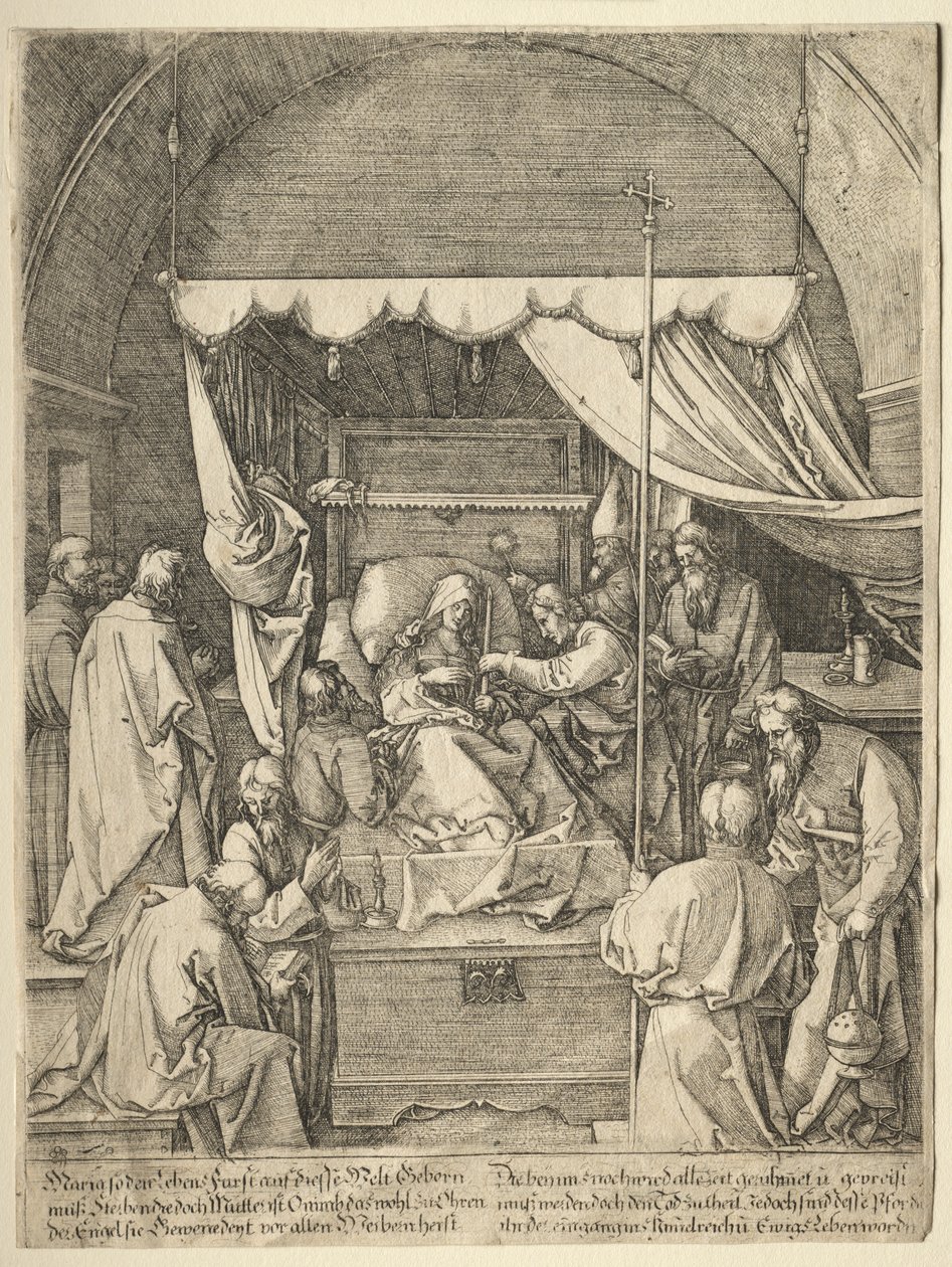 Smrt Panny od Hieronymus Hopfer