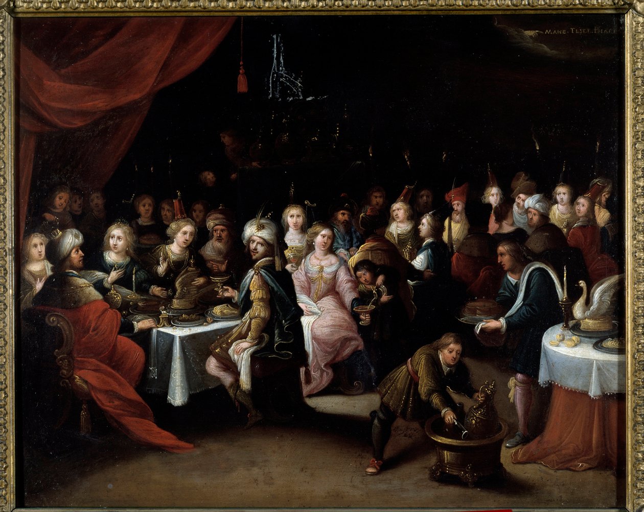 Svatba Cana Malba od Hieronyma (Hieronyma nebo Jeronýma) Francka (1578-1628) 17. století Toulouse musee des Augustins od Hieronymus II Francken