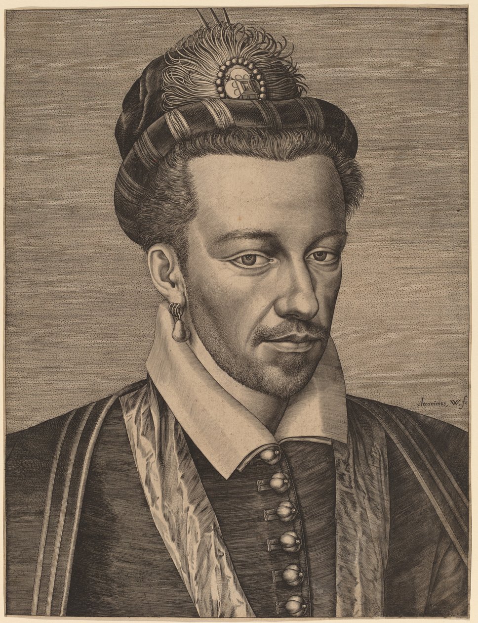 Jindřich Navarrský od Hieronymus Wierix
