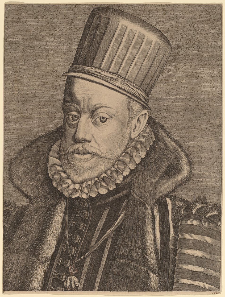 Španělský Filip II od Hieronymus Wierix