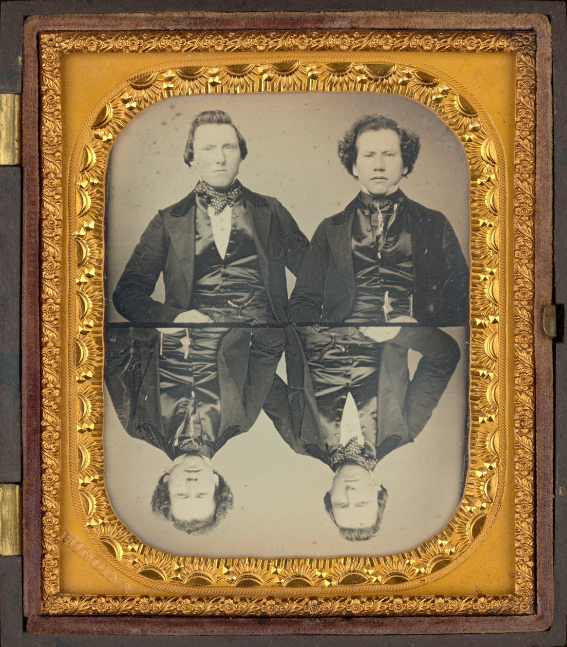 Portrét dvou mužů, cca. 1850 (foto) od Higgins