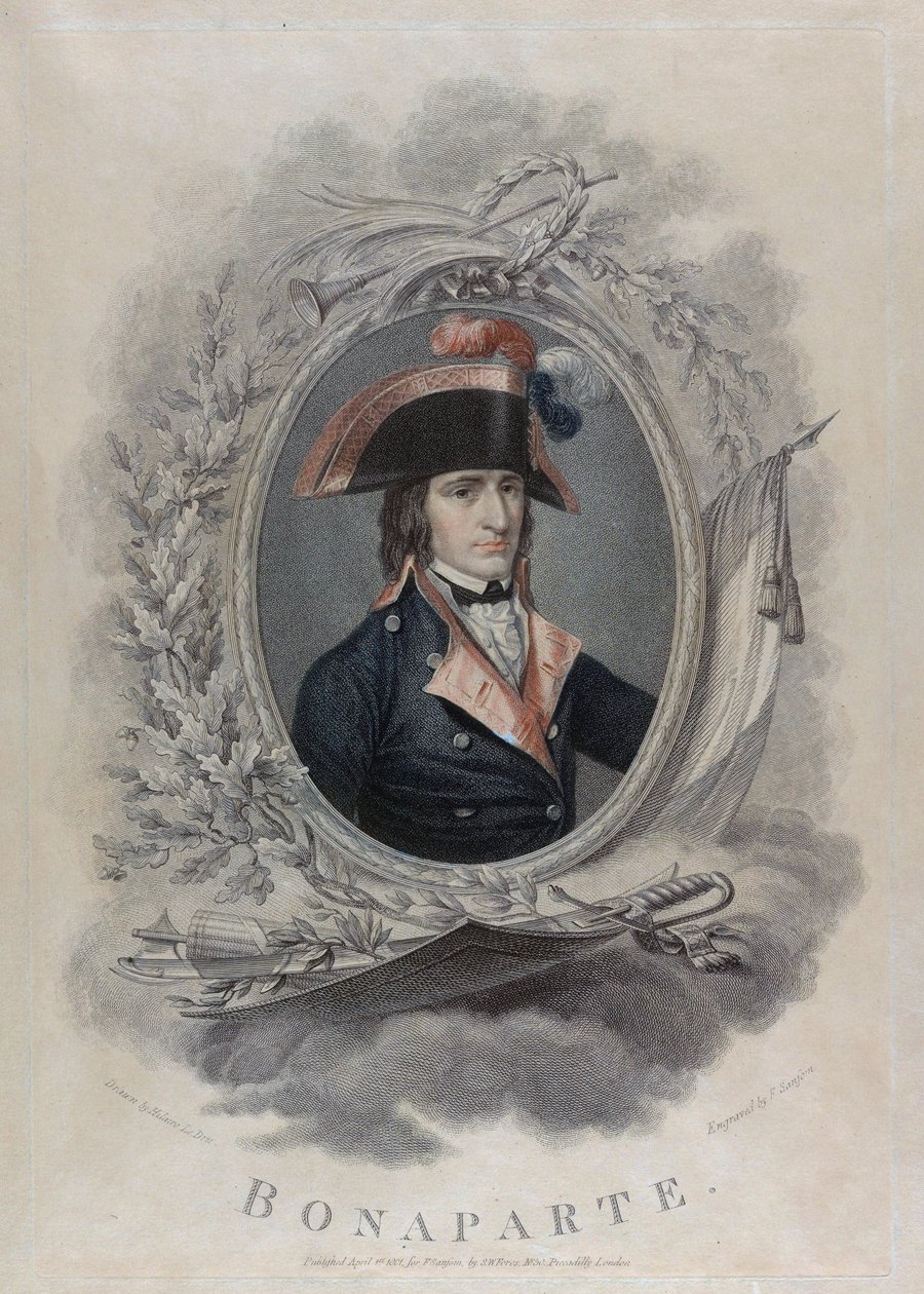 Napoleon I. Bonaparte - Ledru, Hilaire (1769-1840) - 1801 - Lept, akvarel - 40x51,2 - Soukromá sbírka od Hilaire Ledru