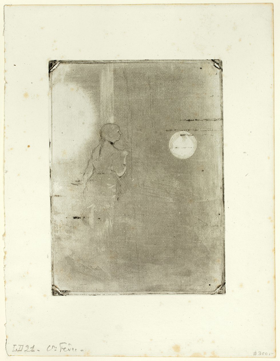 Kavárenský koncertní zpěvák od Hilaire Germain Edgar Degas