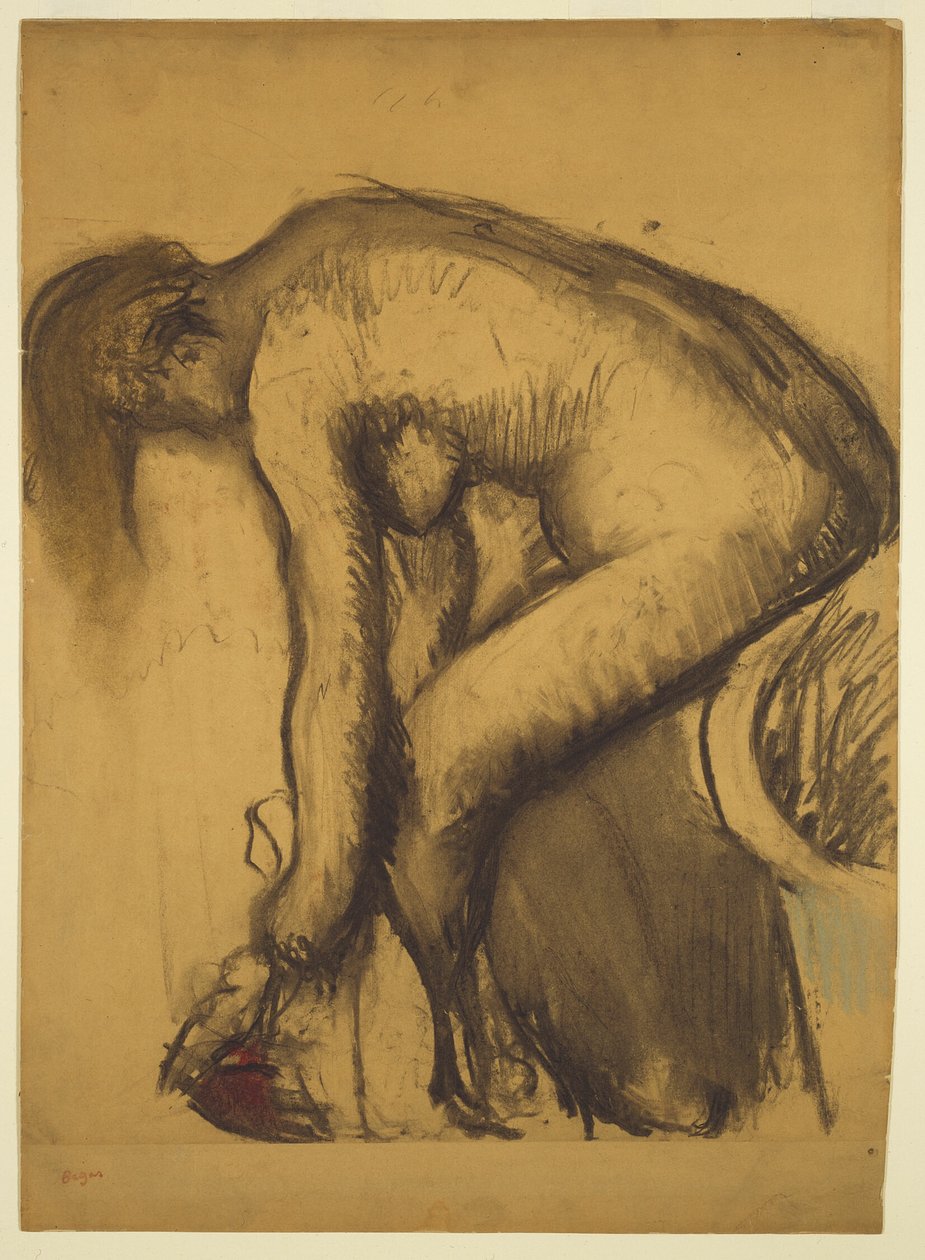 Po koupeli (žena si suší nohy) od Hilaire Germain Edgar Degas