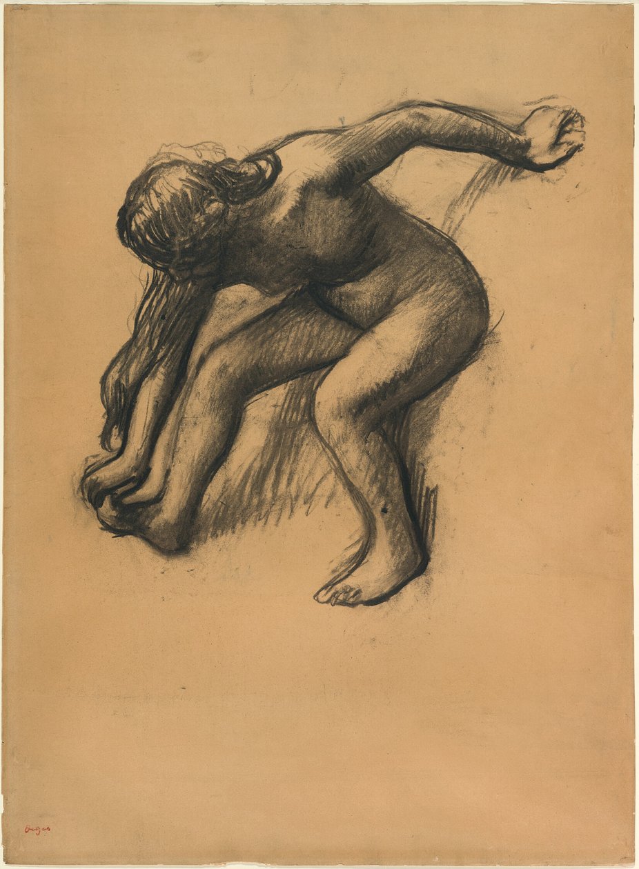 Po koupeli od Hilaire Germain Edgar Degas