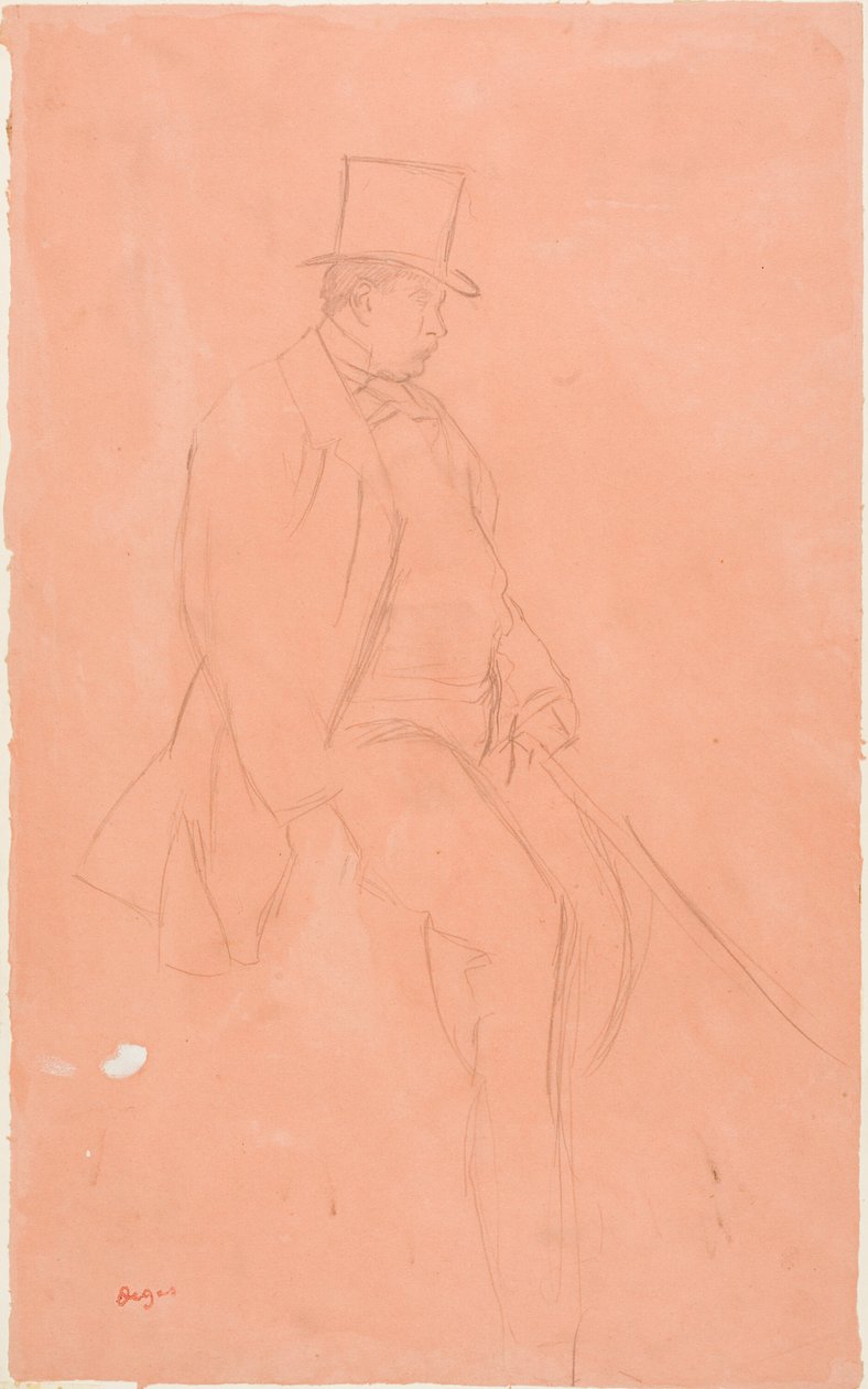 Gentleman Rider od Hilaire Germain Edgar Degas
