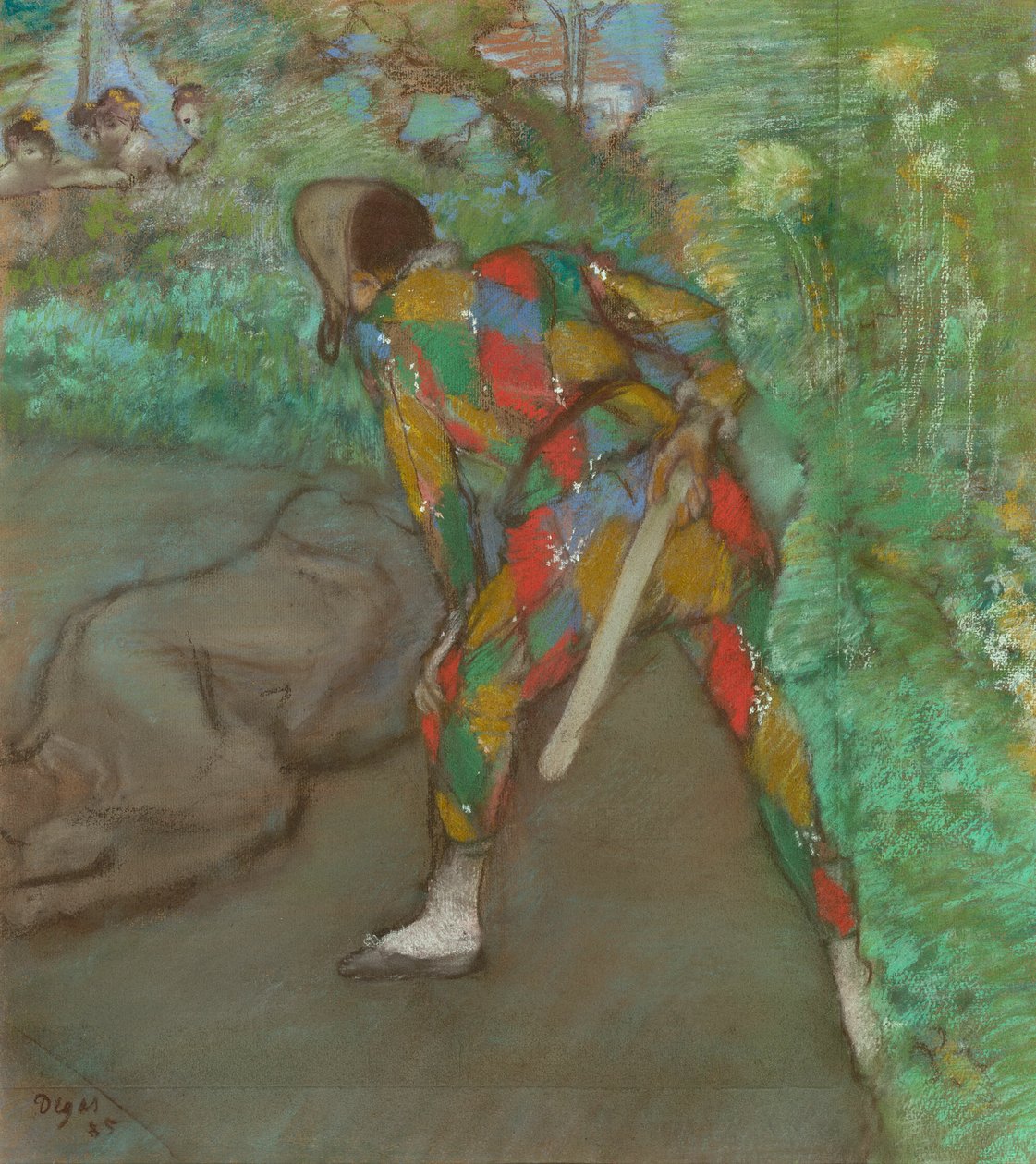 Harlekýn od Hilaire Germain Edgar Degas