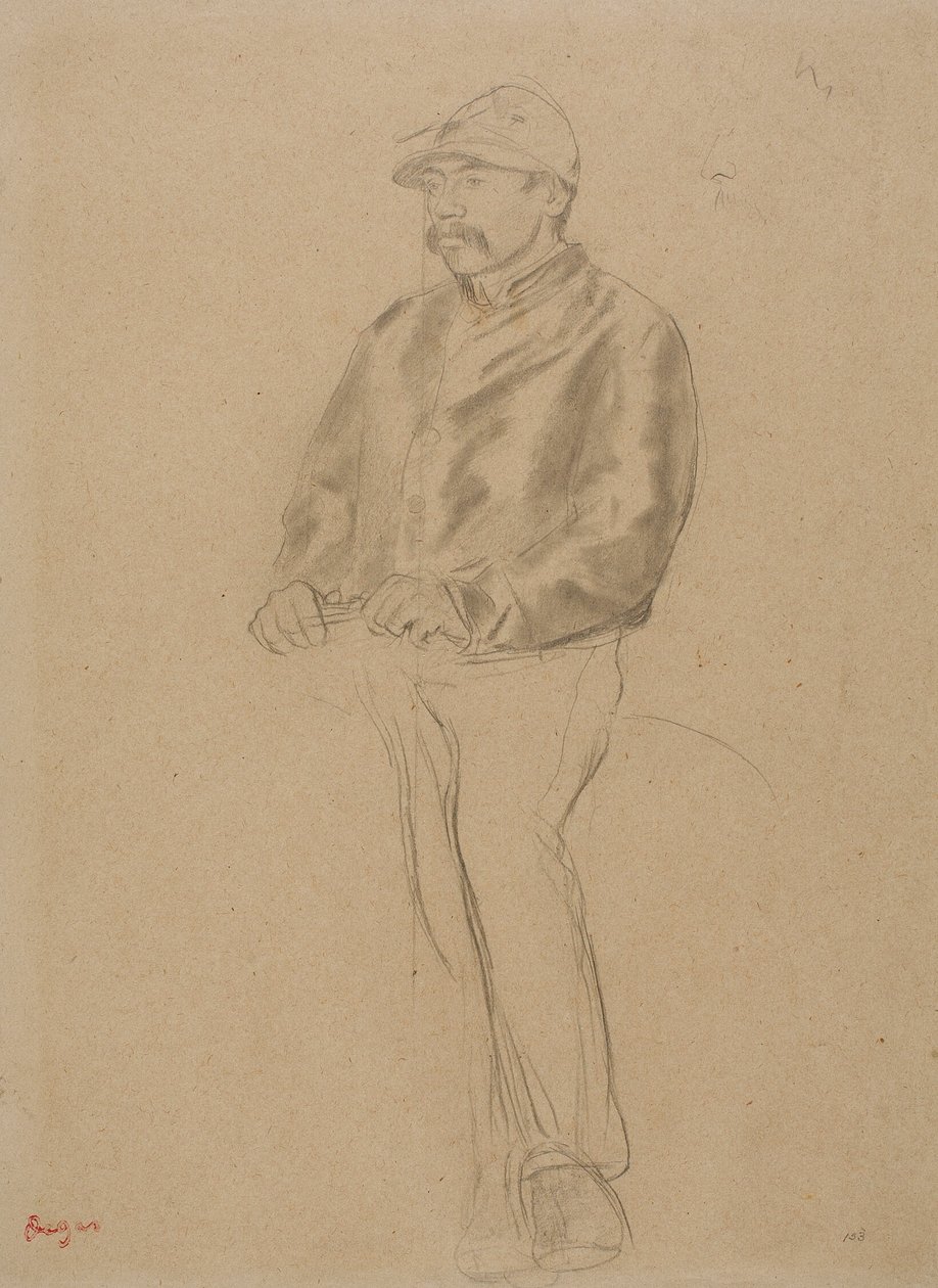 Jockey od Hilaire Germain Edgar Degas