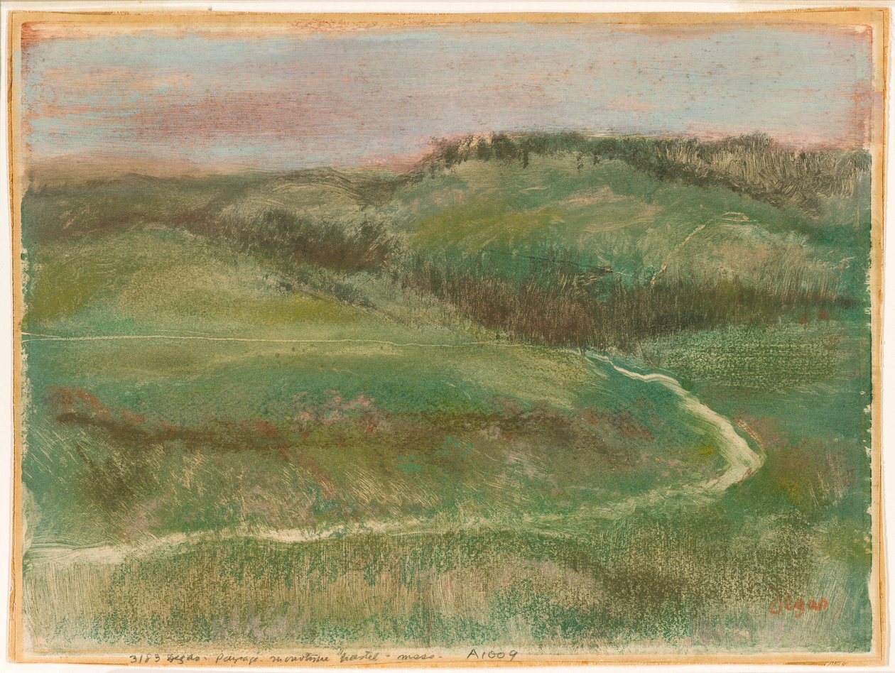 Krajina od Hilaire Germain Edgar Degas