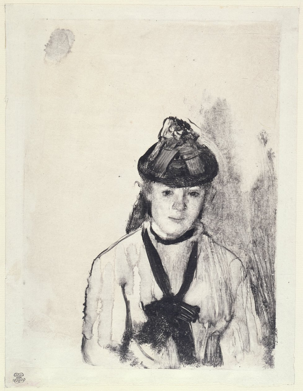 Portrét Ellen Andrée od Hilaire Germain Edgar Degas