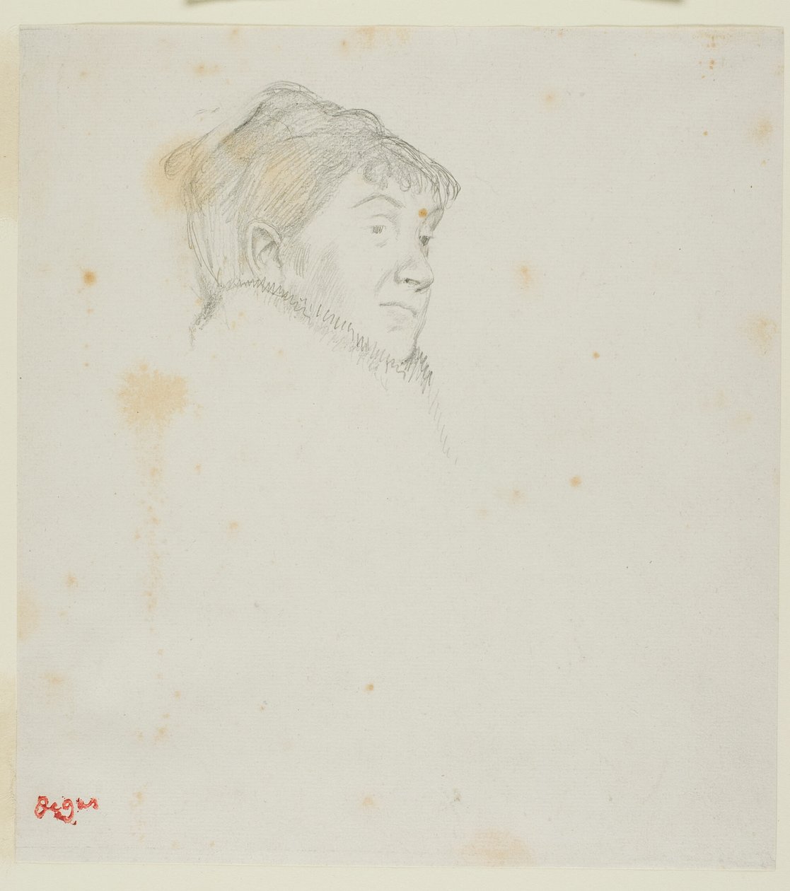 Portrét madame Dietz-Monnin (dříve Hlava ženy) od Hilaire Germain Edgar Degas