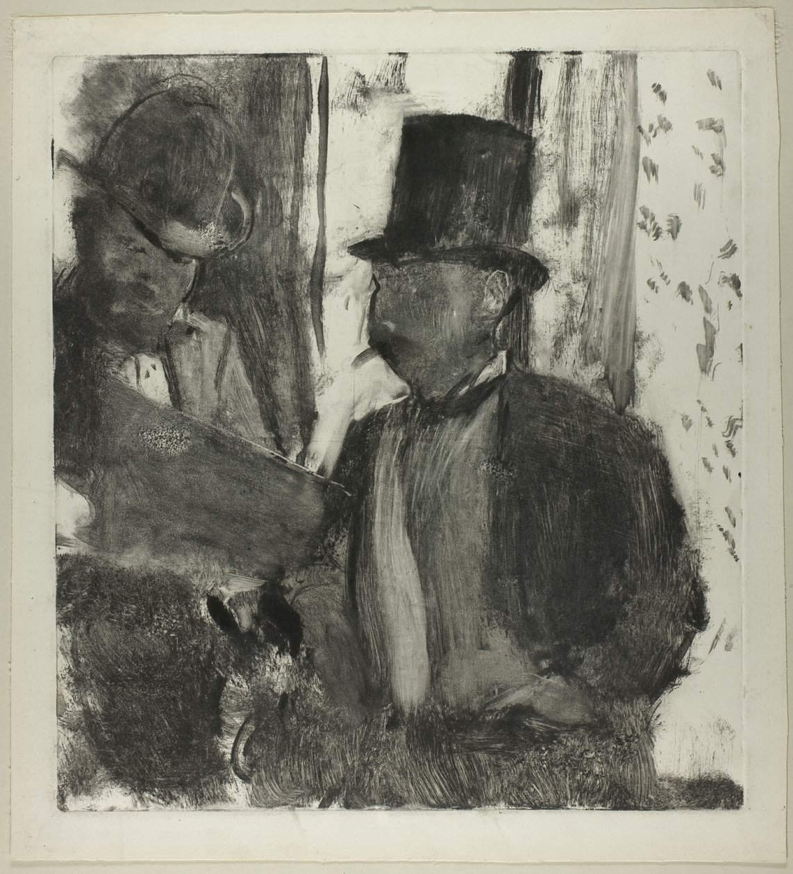 Dva znalci od Hilaire Germain Edgar Degas
